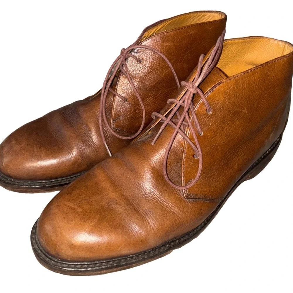 Polo Ralph Lauren Brown leather Ankle Boots